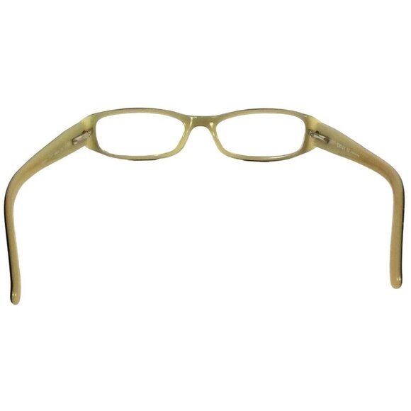 DKNY Rectangular Eyeglass Frames DY45163117 Brown Beige Flex Hinge  49 16 135 - Picture 6 of 9